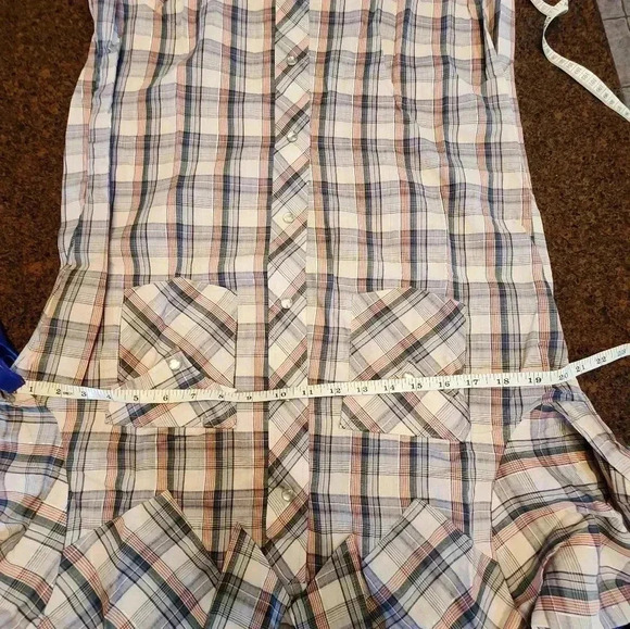 Vintage Western Shirt Pearl Snap Plaid Ely Plains Button Down Yoke - Picture 5 of 9
